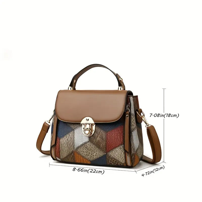 Pattern Vintage Crossbody Bag