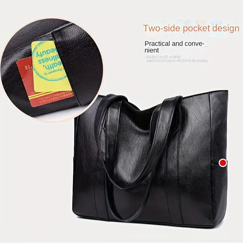 Faux Leather Classic Imitation Shoulder Bag