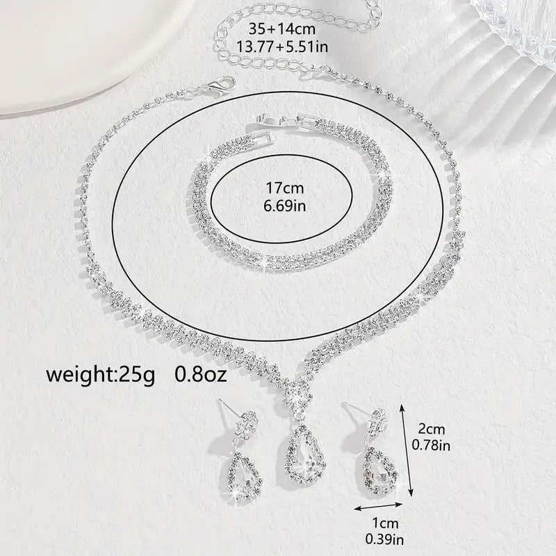 Luxury Style Wedding Jewelry Set