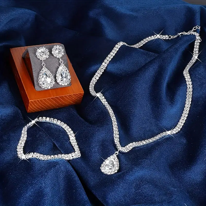 Wedding Necklace And Earring Set
