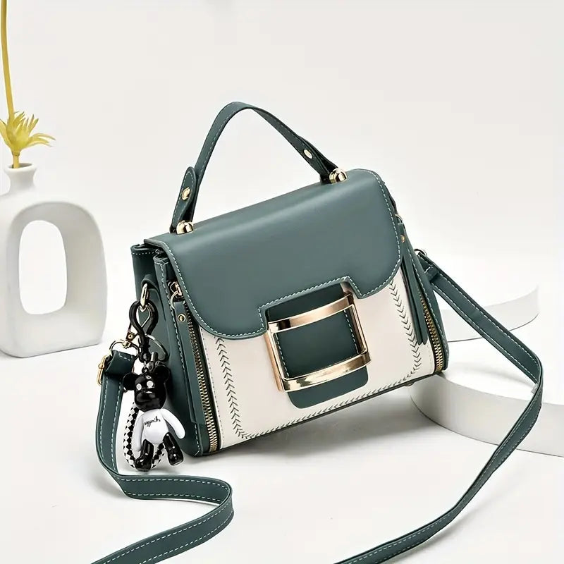 Buckle Decor Crossbody Bag