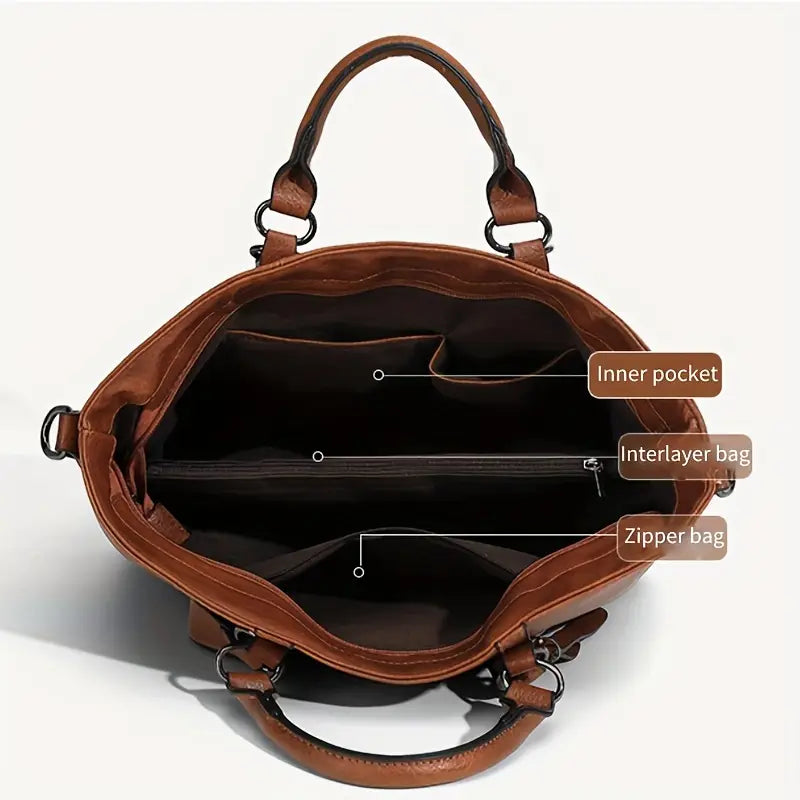 Vintage Synthetic Leather bag