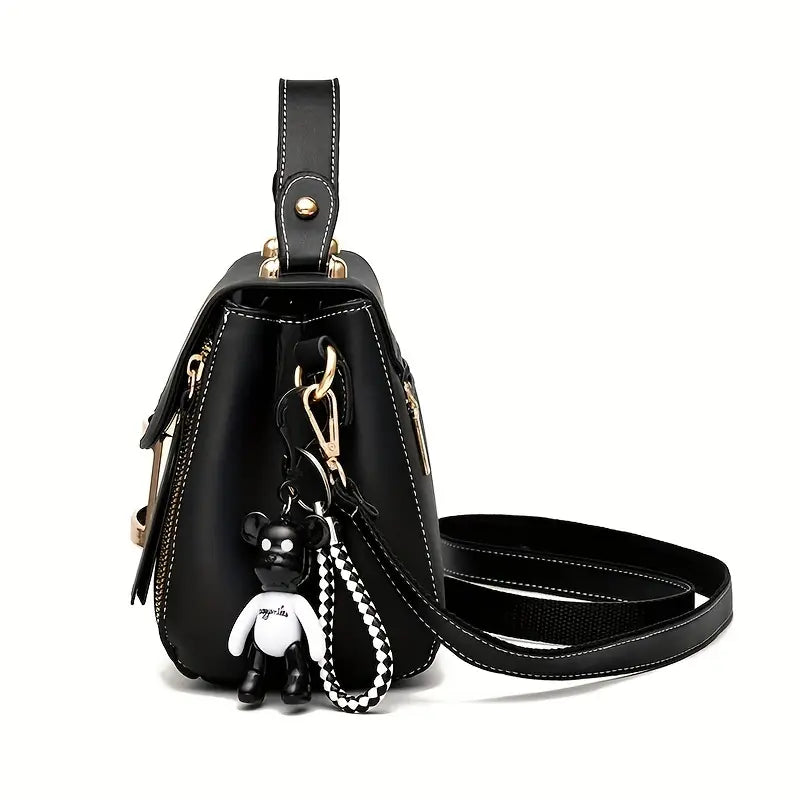 Buckle Decor Crossbody Bag