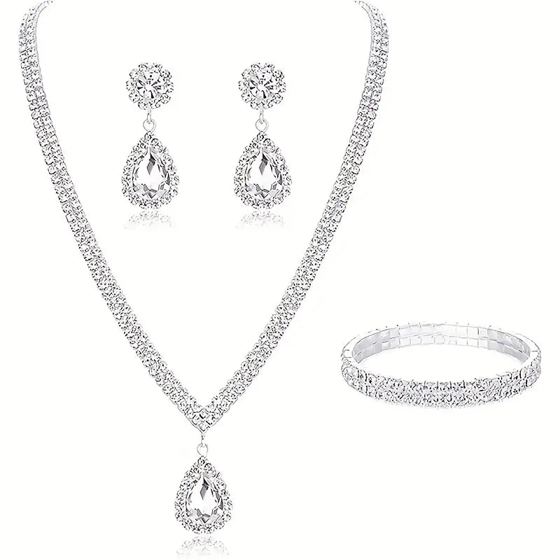 Wedding Necklace And Earring Set