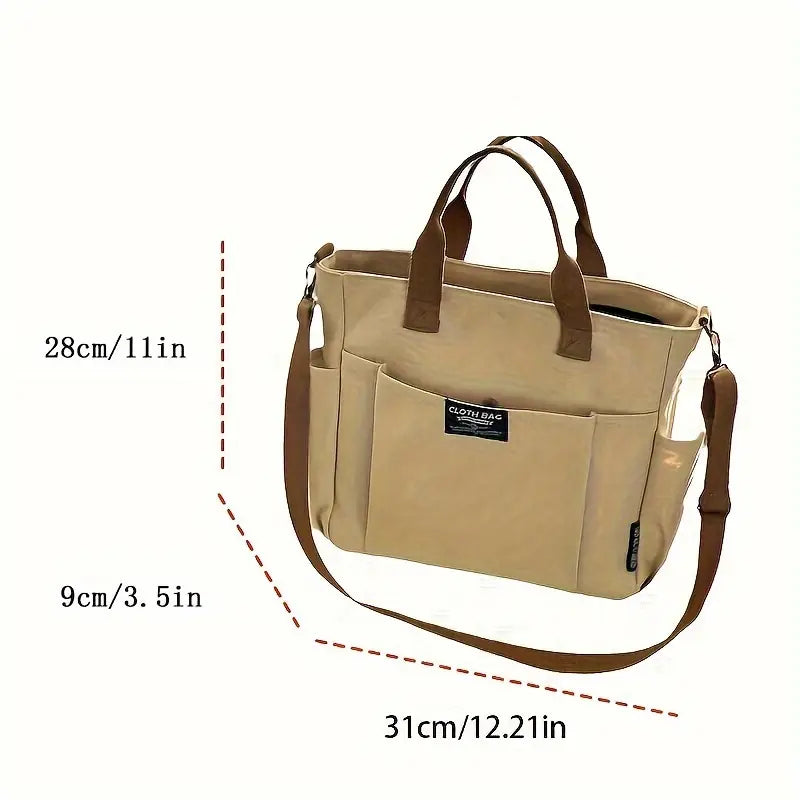Large Capacity Canvas Tote Bag for Women