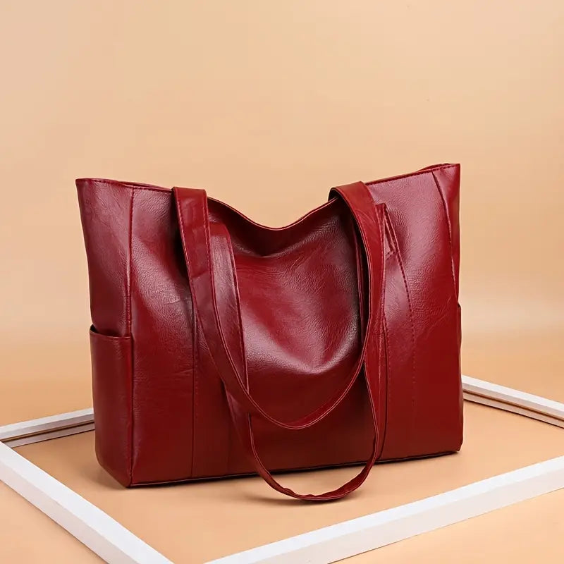 Faux Leather Classic Imitation Shoulder Bag