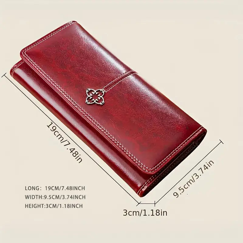 Chic Bifold Synthetic Leather Wallet