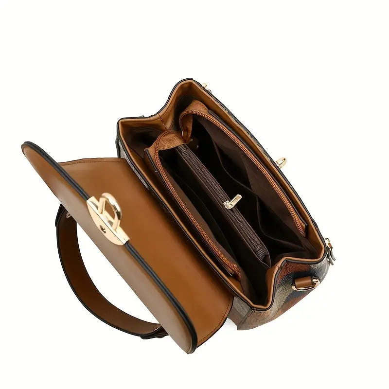 Pattern Vintage Crossbody Bag
