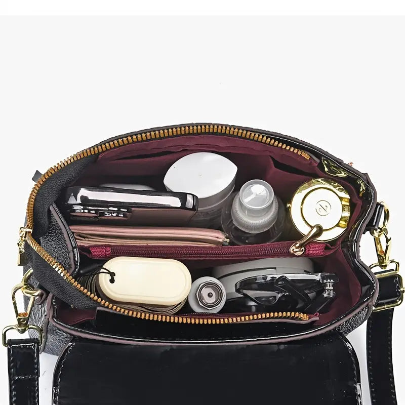 Elegant Crocodile Pattern Handbag for Women
