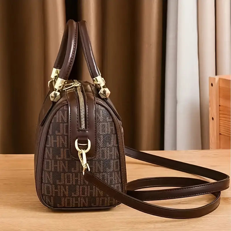Designer-Inspired Boston Handbag for Women