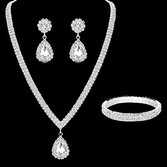 Wedding Necklace And Earring Set