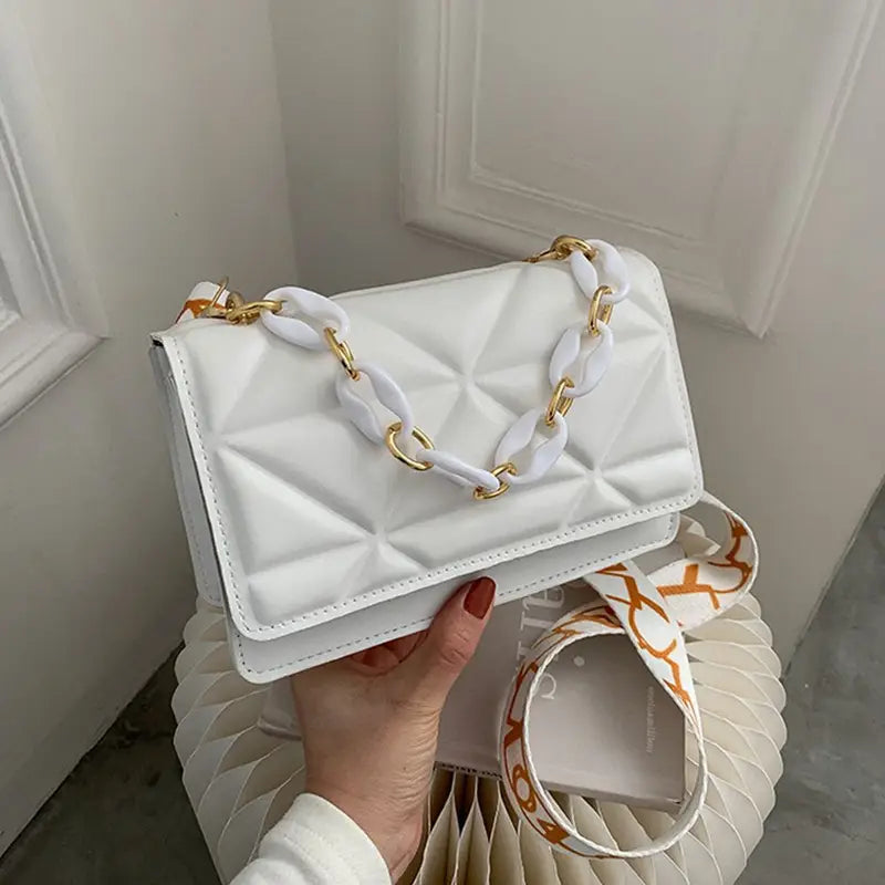 Faux Leather Crossbody Bag for Women