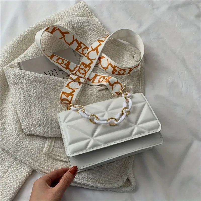 Faux Leather Crossbody Bag for Women