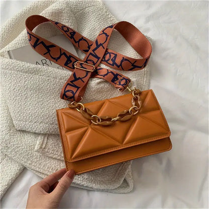 Faux Leather Crossbody Bag for Women