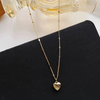 Heart Pendant Necklace for Women