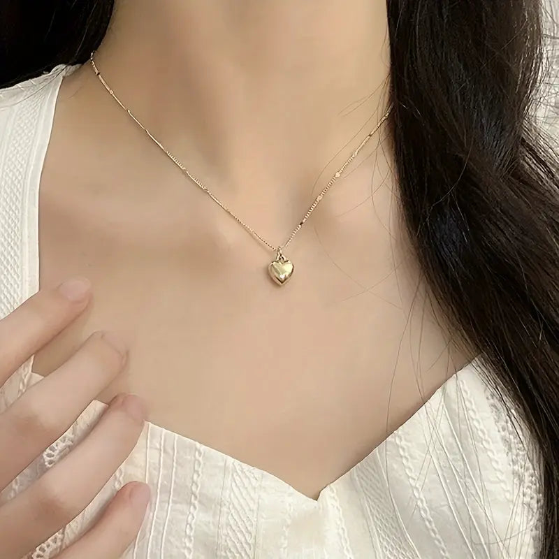 Heart Pendant Necklace for Women