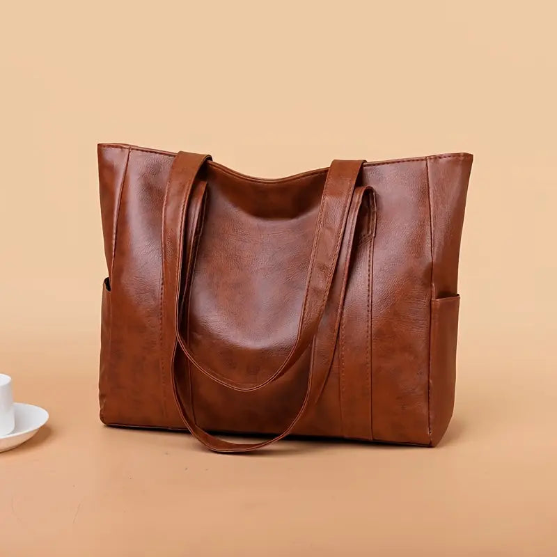 Faux Leather Classic Imitation Shoulder Bag