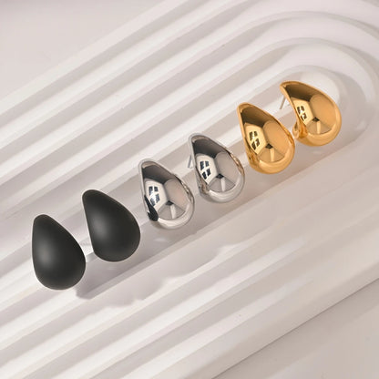 3 Pairs Water Drop Style Women's Earrings Set