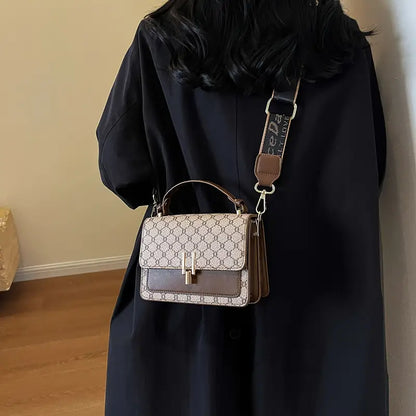 Luxurious Geometric Pattern Shoulder Bag