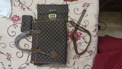 3PCS Set Fashionable Geometric Pattern Bag